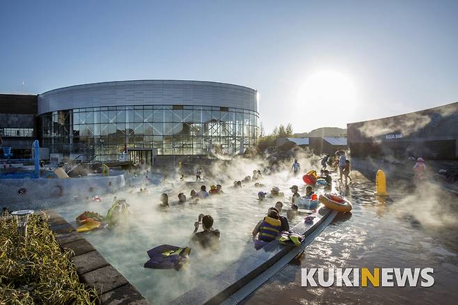 2019 추천 웰니스 관광지로 선정된 아산 파라다이스 스파도고 전경