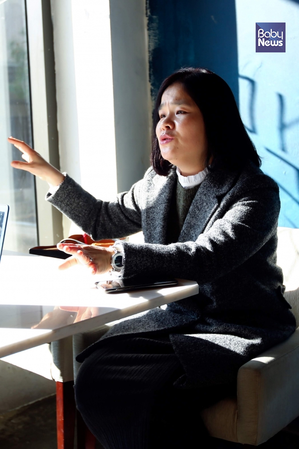 김미영 대표는 20일 베이비뉴스와의 인터뷰에서 '1형당뇨 아동 보육 어린이집 대상 장려책 마련'을 강조했다. 서종민 기자 ⓒ베이비뉴스
