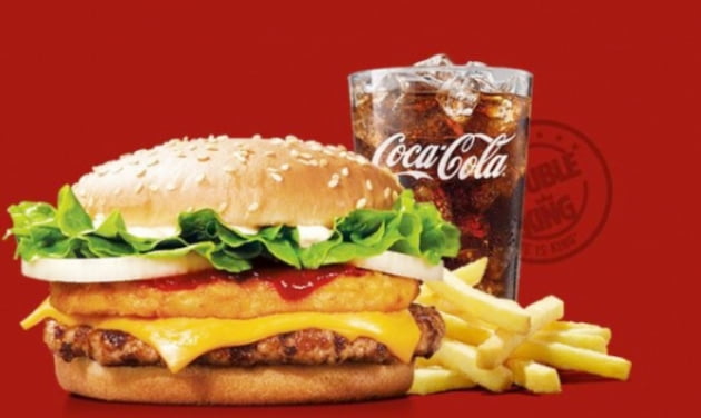 햄버거와 코카콜라 자료사진