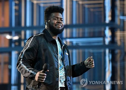 '빌보드 뮤직 어워즈' 리허설하는 칼리드 [연합뉴스 자료사진]