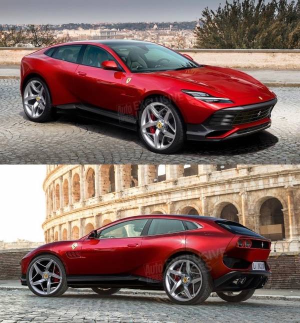 해외 자동차 전문매체 오토익스프레스가 공개한 페라리 '프로산게' 예상도