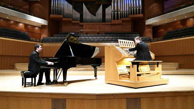 ‘피아노와 오르간 듀오’ 스콧 브라더스. 롯데콘서트홀 제공