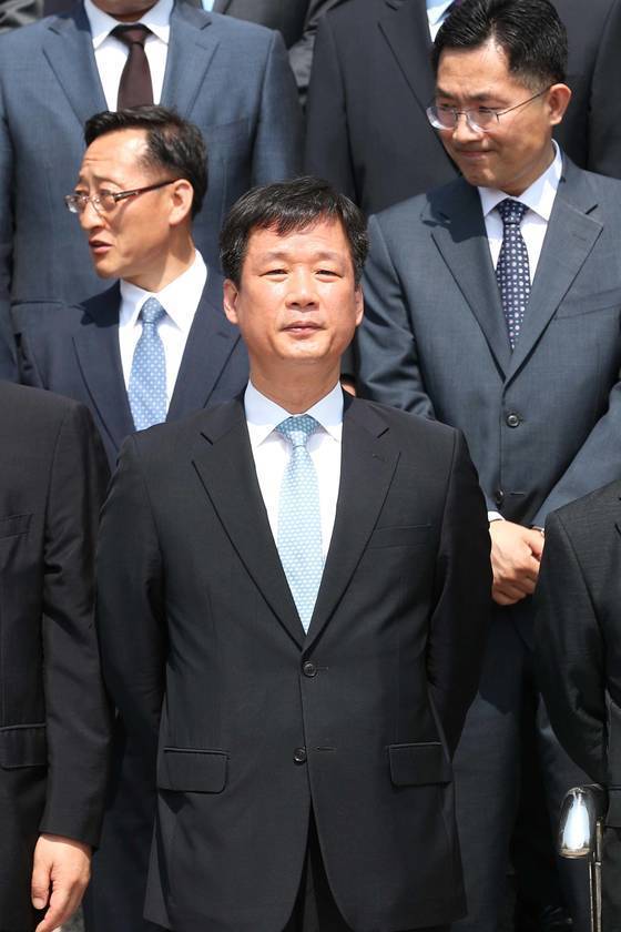 최근 사의를 표명한 박균택 법무연수원장의 모습. 장진영 기자