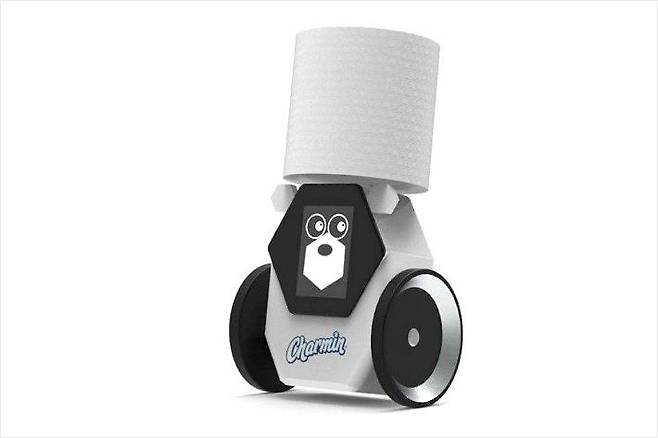 P&G의 화장실 휴지 운송 로봇 (이미지=P&G)