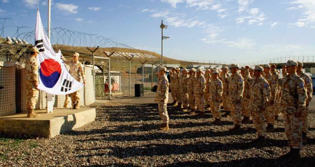 이라크 아르빌에 주둔한 한국 자이툰부대. [사진 제공 · 국방부]