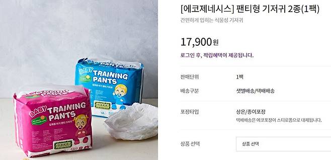 마켓컬리가 판매한 에코제네시스 상품 이미지 © 뉴스1