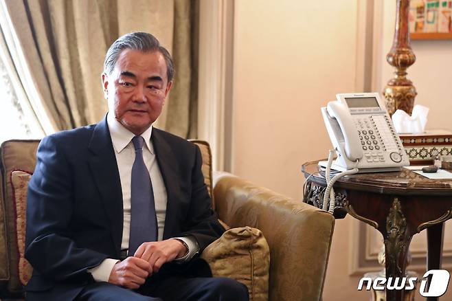 왕이(王毅) 중국 외교담당 국무위원 겸 외교부장. © AFP=뉴스1