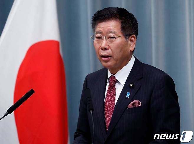 에토 세이이치(衛藤晟一) 일본 영토문제담당상 © 로이터=뉴스1