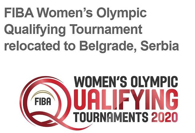 여자농구 도쿄올림픽 개최지가 중국 포산에서 세르비아 베오그라드로 변경됐다고 국제농구연맹이 27일 발표했다. [사진 FIBA]