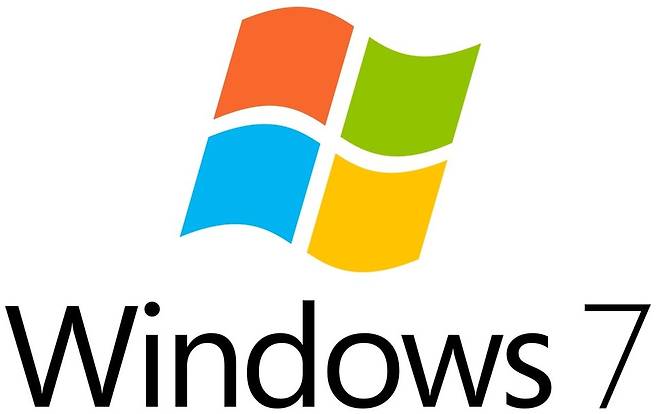 최근 기술 지원이 중단된 윈도7 운영체제의 로고