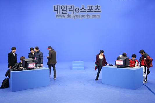 2010년 이영호와 이제동의 네이트 MSL 결승전이 진행된 가상 스튜디오.