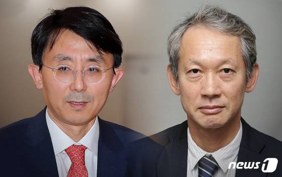 김정한 외교부 아시아태평양국장과 다키자키 시게키 일본 외무성 아시아대양주국장. © News1 김일환 디자이너