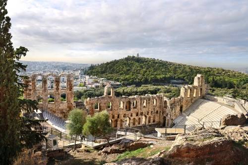 로마 시대에 만들어진 헤로데스 아티쿠스 음악당에서는 매년 축제 때마다 공연이 열린다. [사진/한미희 기자]