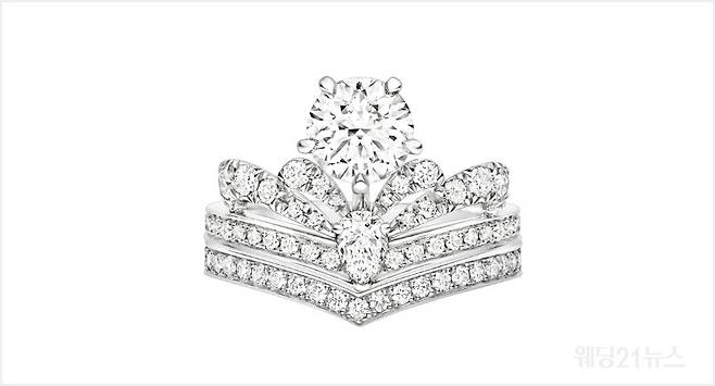 사진 : 스플렝되르 임페리얼, J3TR00 Solitaire Joséphine Splendeur Impériale + 082554 Aigrette WB RVB