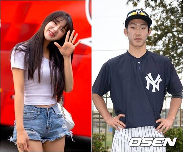[사진=안지현 SNS, OSEN DB] 치어리더 안지현이 야구선수 박효준과의 두 번째 열애설을 부인했다.
