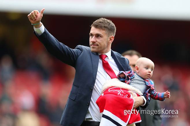 아스날과 작별인사를 나눴던 램지가 다시 에미레이츠 스타디움으로 돌아올까. 게티이미지코리아