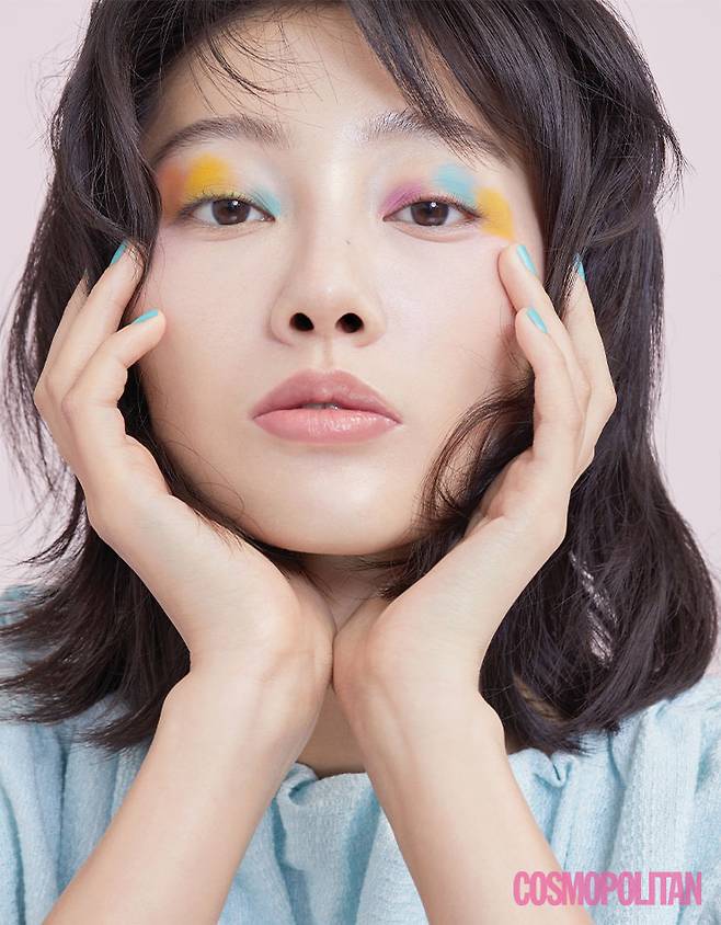 셔링 디테일 톱 잉크.