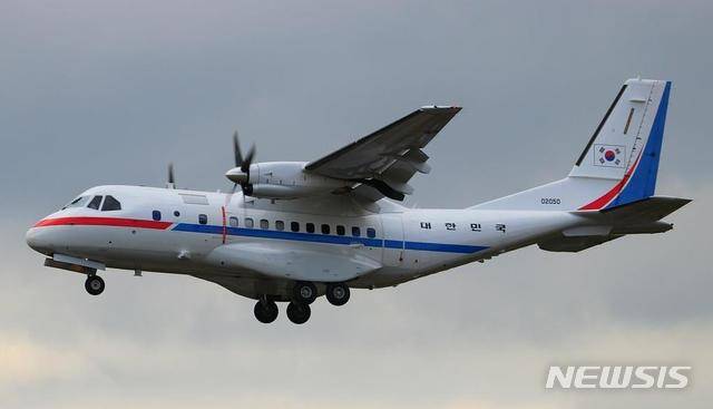 [세종=뉴시스]대통령 전용기인 공군 3호기 모습. (사진=중앙사고수습본부 제공) 2020.02.17. photo@newsis.com