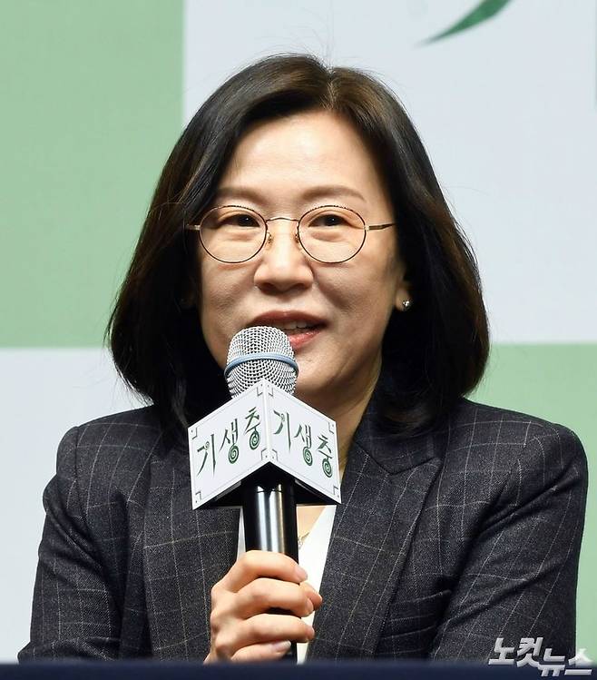 지난 21일 오후, 서울 종로구 삼청동의 한 카페에서 '기생충' 제작사 바른손E&A 곽신애 대표의 라운드 인터뷰가 열렸다. (사진=황진환 기자/노컷뉴스 자료사진)