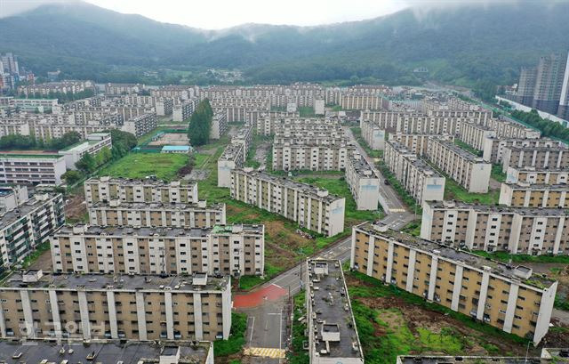 [저작권 한국일보]지난해 서울 강남구 개포주공1단지 전경. 한국일보 자료사진