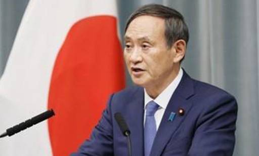 스가 요시히데 일본 관방장관. 연합뉴스