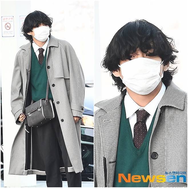 2020년 2월 20일 미국 NBC 토크쇼 참석을 위한 인천공항 출국, 코트남신으로 불려도 손색이 없을듯 하다.