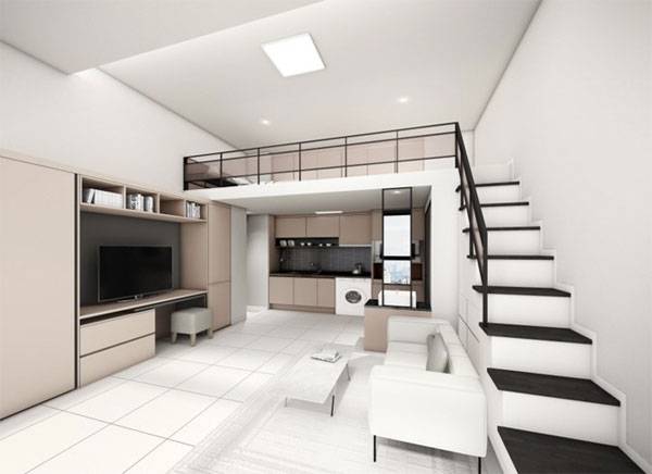 복층 오피스텔 `스테이 더 디자이너스 군자`.