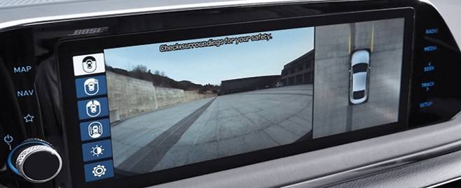 H자동차 올 라운드뷰 & 조작버튼.