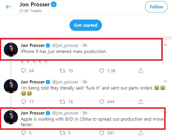 [사진 = 존 프로서 트위터 캡처]