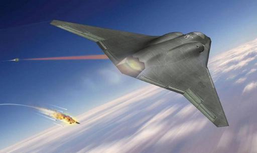 미국 노스롭그루먼이 공개한 6세대 전투기 상상도. 레이저로 적기를 공격하는 기능을 갖췄다. 노스롭그루먼 제공