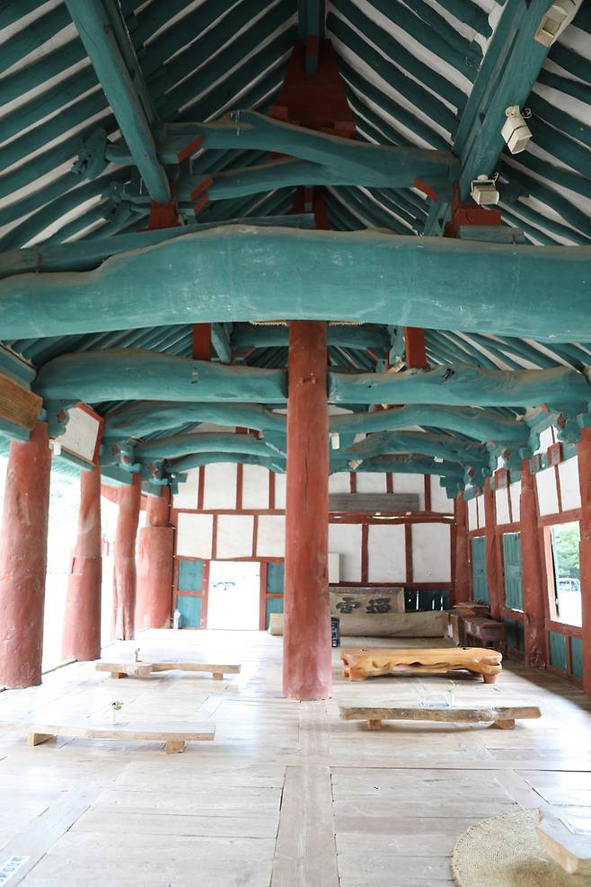 고창 선운사 만세루 대들보 [문화재청 제공]