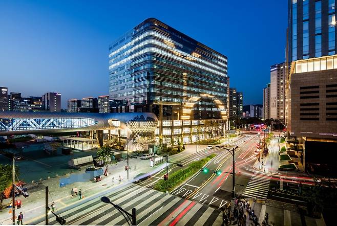 판교 일대 오피스 밀집 지역. /사진=LH