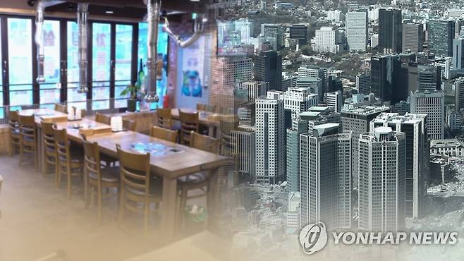 더 얼어붙은 자영업…대기업마저 '비상 전환' (CG) [연합뉴스TV 제공]