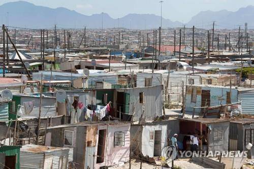 3월 31일 케이프타운 근처 임시 거주지 카옐리차 전경 [AFP=연합뉴스]