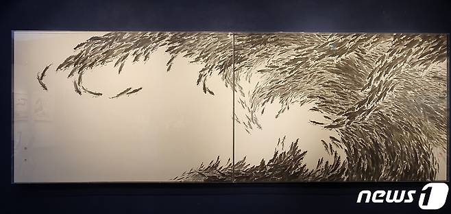 어락도(魚樂圖), 4020 x 1380mm © 뉴스1