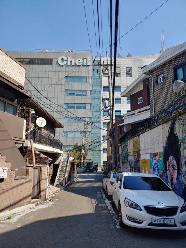 이태원을 공간적으로 구분 짓는 물리적인 경계 중 하나인 제일기획 본사 빌딩 /사진=고병기기자