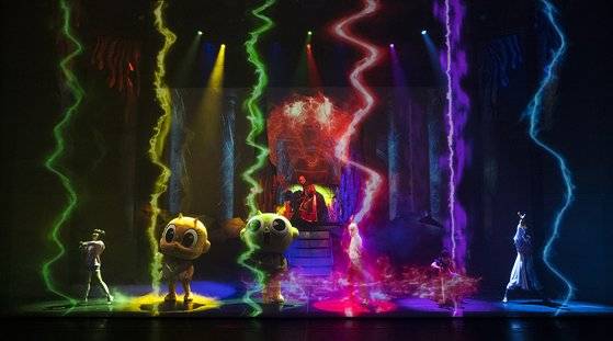 ‘신비아파트’ 뮤지컬 시즌 3 ‘뱀파이어왕의 비밀’. [사진 CJ ENM]