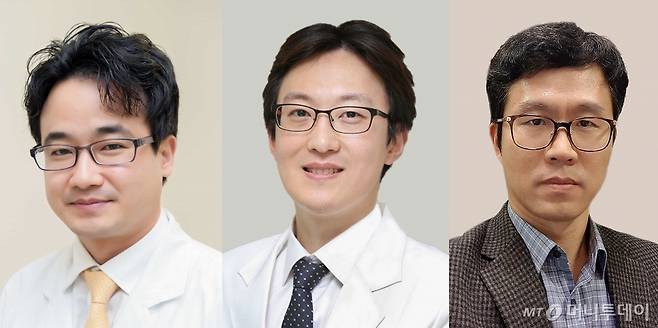 (왼쪽부터)서울아산병원 감염내과 김성한·중앙대병원 감염내과 김민철·세종대학교 건축공학과 성민기 교수/사진제공=서울아산병원