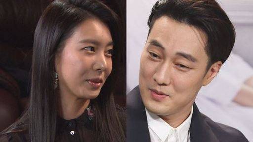 7일 혼인신고 사실을 밝힌 방송인 조은정(왼쪽 사진)과 배우 소지섭. SBS&nbsp;‘본격연예 한밤’ 캡처