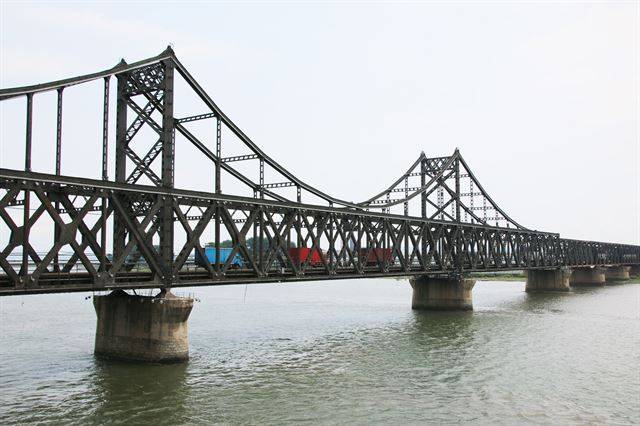 물류 철교인 중조우의교.