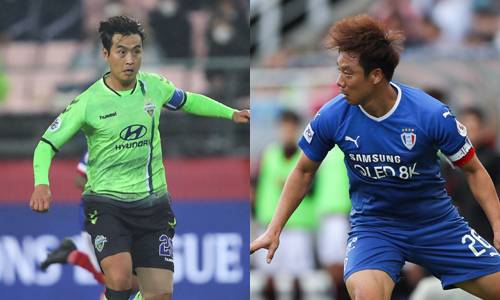 이동국(왼쪽), 염기훈