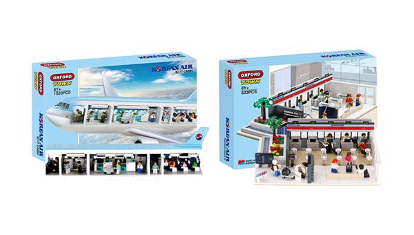 사진: 옥스포드 블록 B777캐빈(좌), 옥스포드 블록 프리미엄 체크인 존(우) ㈜싸이버스카이 제공