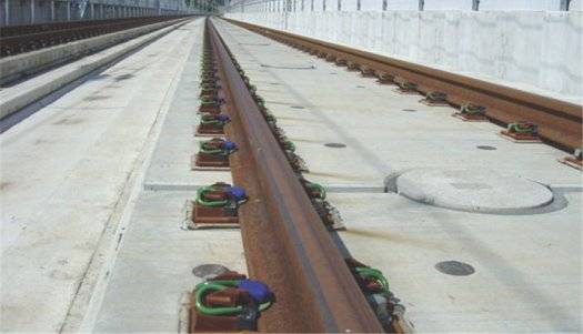 콘크리트 도상. [사진 한국철도시설공단]