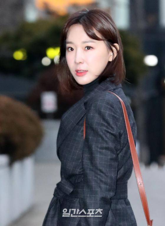 이지혜가 1일 오전 서을 여의도 KBS 별관에서 열린 해피투게더4 '언니들의 만찬' 특집에 출연하며 포즈를 취하고 있다.김진경 기자 kim.jinkyung@jtbc.co.kr/2020.02.01/