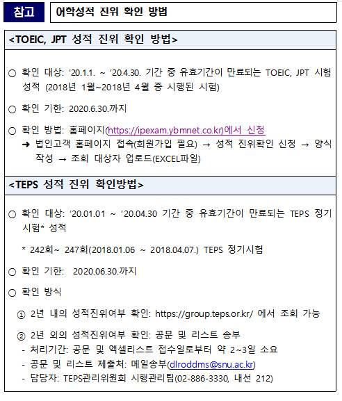 어학성적 진위 확인 방법 /자료제공=고용부