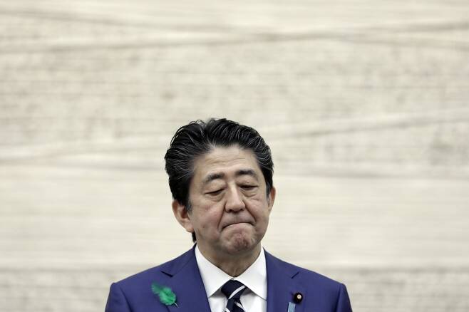 아베 신조 일본 총리. /AFPBBNews=뉴스1