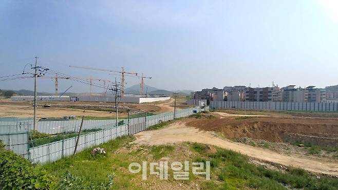 인천 검단신도시 내 택지개발 지구(사진=김용운 기자)