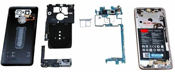 스마트폰 내부 모습