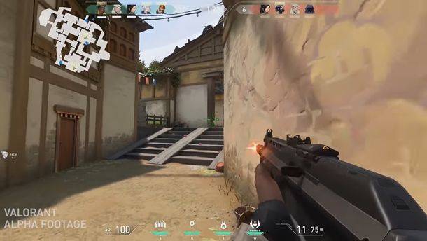 발로란트 플레이 스크린샷.