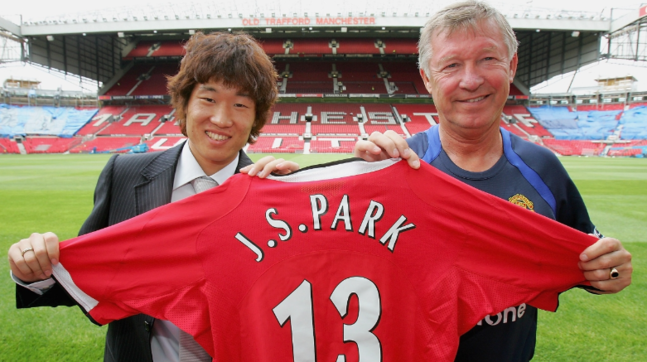 ▲ 박지성이 2005년 맨체스터 유나이티드에 입단했다 ⓒ맨체스터 유나이티드